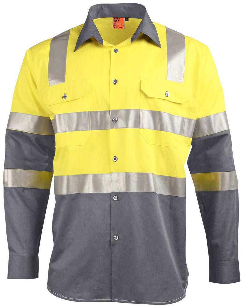 Winning Spirit-Biomotion Day/night Light Weight Safety Shirt With X Back Tape Configuration-SW70