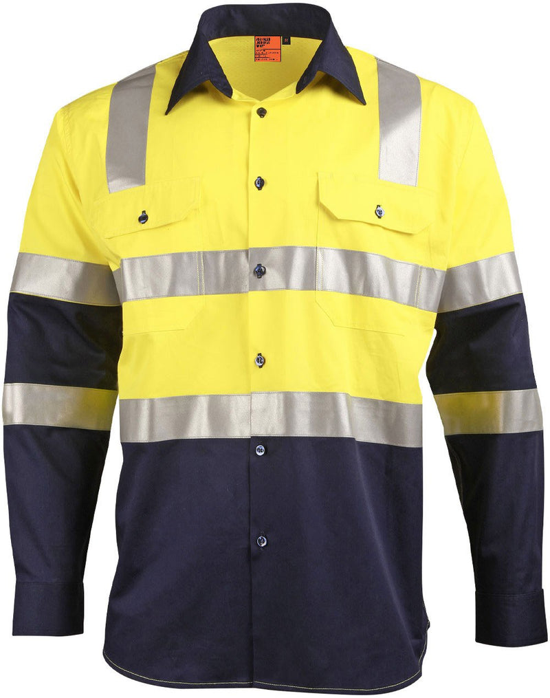 Winning Spirit-Biomotion Day/night Light Weight Safety Shirt With X Back Tape Configuration-SW70