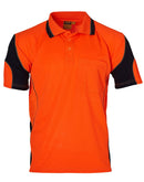 Winning Spirit-CoolDry Hi-Vis Mini Waffle Safety Polo -SW71