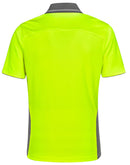 Winning Spirit-Unisex Hi-Vis Bamboo Charcoal Vented SS Polo-SW79