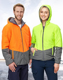 Winning Spirit - Unisex Hi Vis Modern Styling Hooded Puffer Jacket - SW80