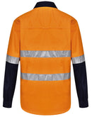 Winning Spirit-Unisex Hi Vis Cool-Breeze Safety LS Shirt (Generic Tape)-SW82