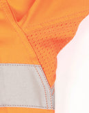 Winning Spirit-Unisex Hi Vis Cool-Breeze Safety LS Shirt (Generic Tape)-SW82