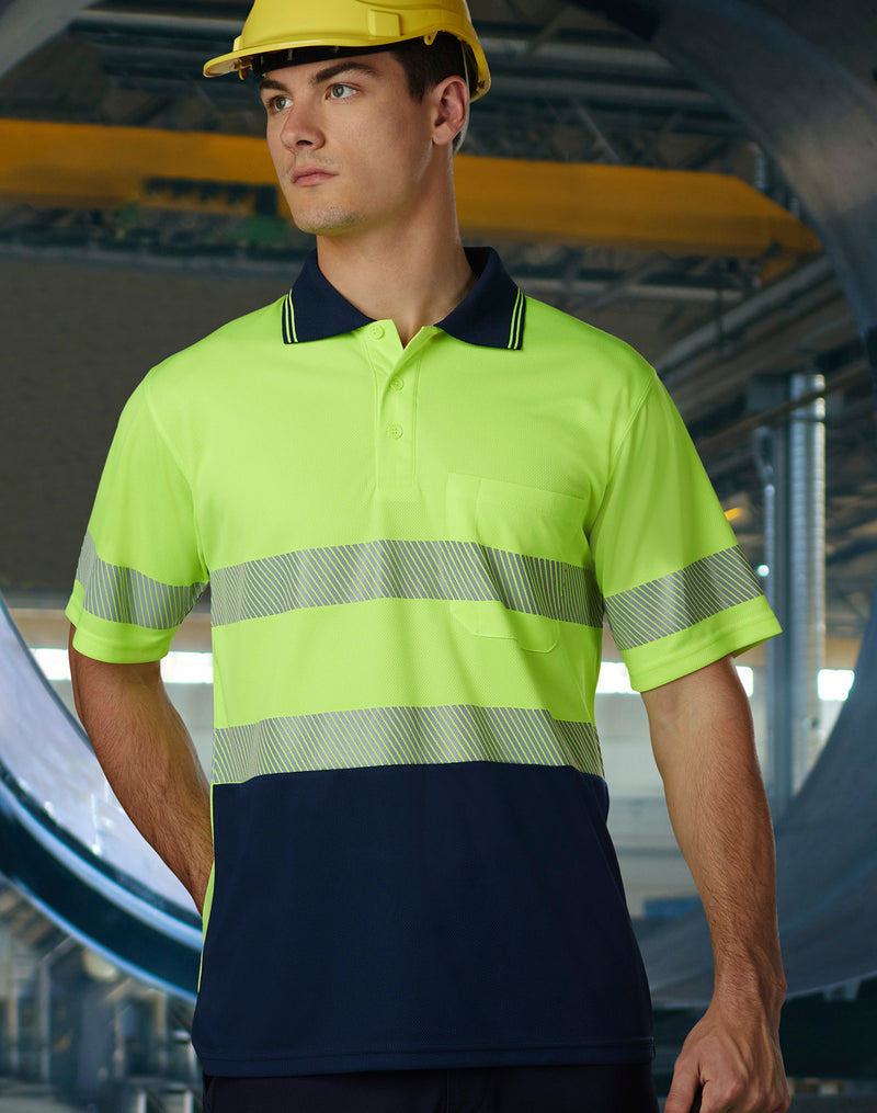 Winning Spirit Unisex  Cooldry® Segmented SS Polo - SW85