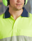 Winning Spirit Unisex Cooldry® Segmented LS Polo -SW86