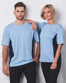 Winning Spirit- Adults' Unisex Teammate CoolDry Mesh Contrast Tee (TS12)-1
