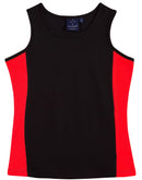 Winning Spirit- Ladies' Teammate TrueDry Contrast Singlet (TS17)