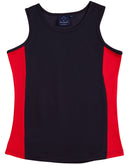Winning Spirit- Ladies' Teammate TrueDry Contrast Singlet (TS17)