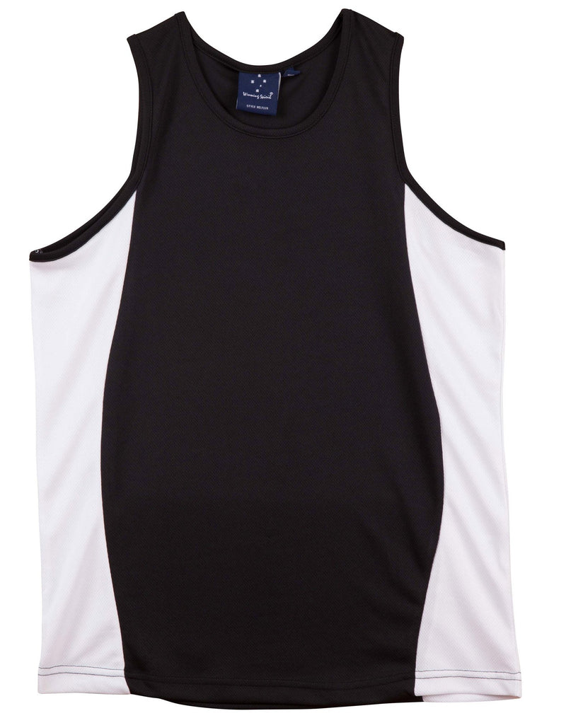 Winning Spirit- Teammate TrueDry Contrast Singlet (TS19A)