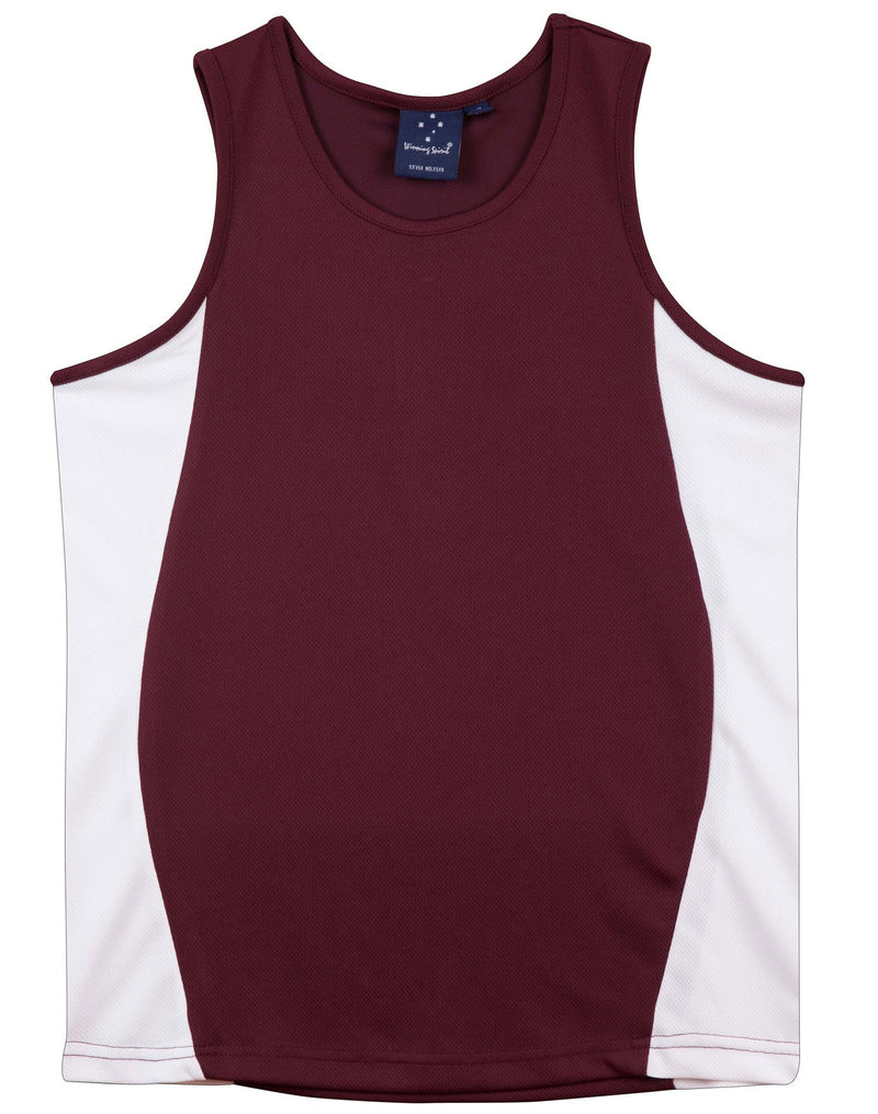 Winning Spirit- Teammate TrueDry Contrast Singlet (TS19A)