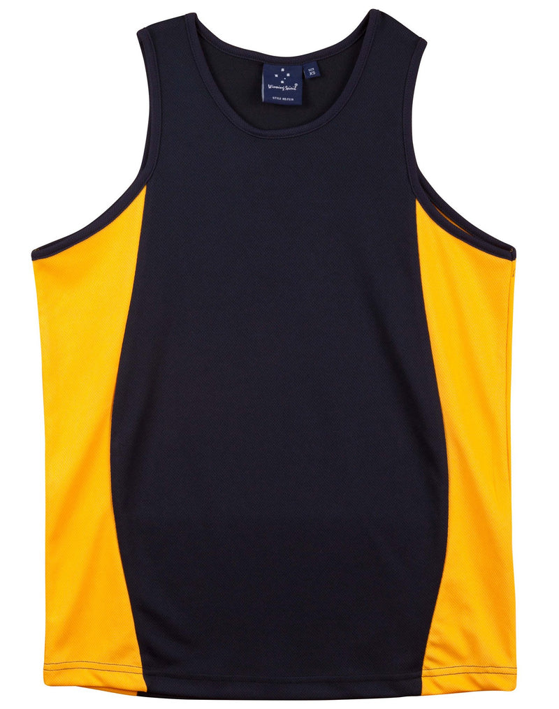 Winning Spirit- Teammate TrueDry Contrast Singlet (TS19A)