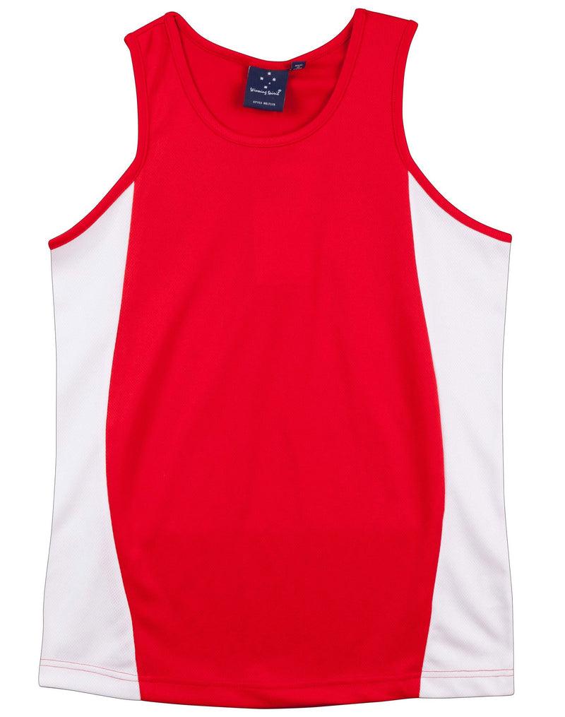 Winning Spirit- Teammate TrueDry Contrast Singlet (TS19A)