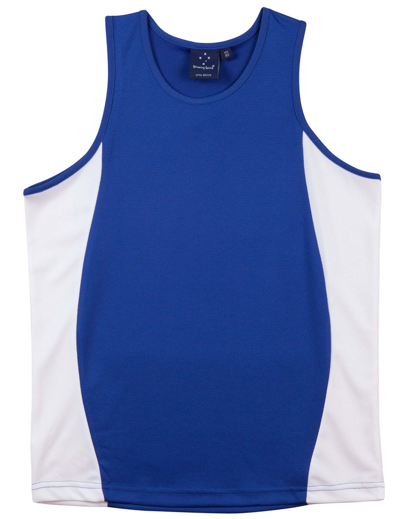 Winning Spirit- Teammate TrueDry Contrast Singlet (TS19A)