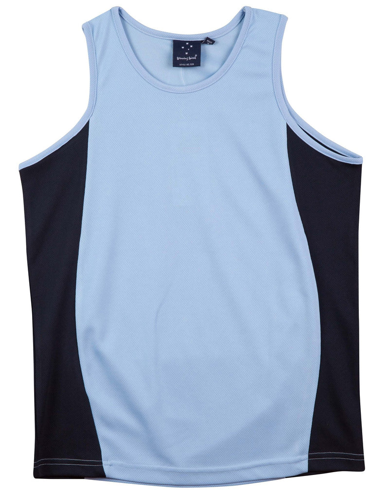 Winning Spirit- Teammate TrueDry Contrast Singlet (TS19A)