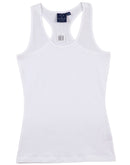 Winning Spirit-TS21A Stretch Raceback Singlet Ladies