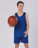 Winning Spirit- Kids Airpass CoolDry Basketball Contrast Colour Singlet (TS81K)