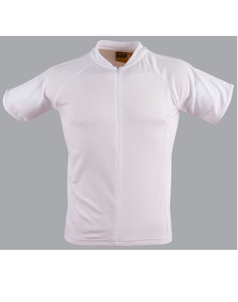 Winning Spirit- Unisex Cycling Top CoolDry Mesh Contrast Piping Polo (TS89)