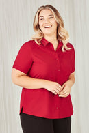 Biz Care Womens Easy Stretch Short Sleeve Shirt  CS947LS - Star Uniforms Australia