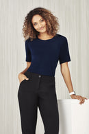 Biz Care Womens Soft Jersey T-Top  CS952LS - Star Uniforms Australia