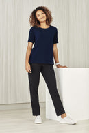 Biz Care Womens Soft Jersey T-Top  CS952LS - Star Uniforms Australia