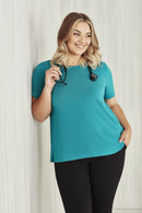 Biz Care Womens Soft Jersey T-Top  CS952LS - Star Uniforms Australia