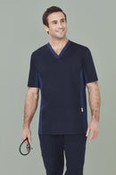 Biz Care-Mens Riley V-Neck Scrub Top-CST043MS