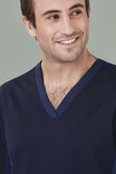 Biz Care-Mens Riley V-Neck Scrub Top-CST043MS