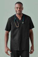 Biz Care-Mens Tokyo V-Neck Scrub Top -CST141MS