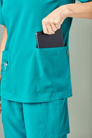 Biz Care Womens Easy Fit V-Neck Scrub Top  CST941LS - Star Uniforms Australia