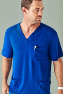 Biz Care Mens V-Neck Scrub Top CST945MS - Star Uniforms Australia