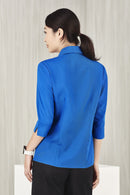 Biz Care Ladies Plain Oasis 3/4 Sleeve Shirt Lb3600 - Star Uniforms Australia
