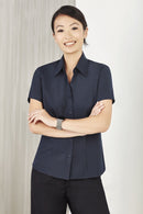 Biz Care Ladies Plain Oasis Short Sleeve Shirt LB3601 - Star Uniforms Australia