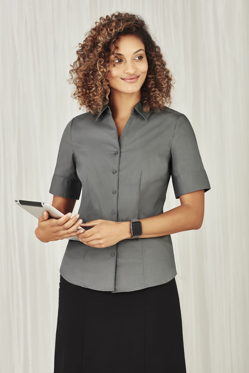 Biz care Ladies Monaco Short Sleeve Shirts   S770LS - Star Uniforms Australia