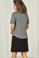 Biz care Ladies Monaco Short Sleeve Shirts   S770LS - Star Uniforms Australia