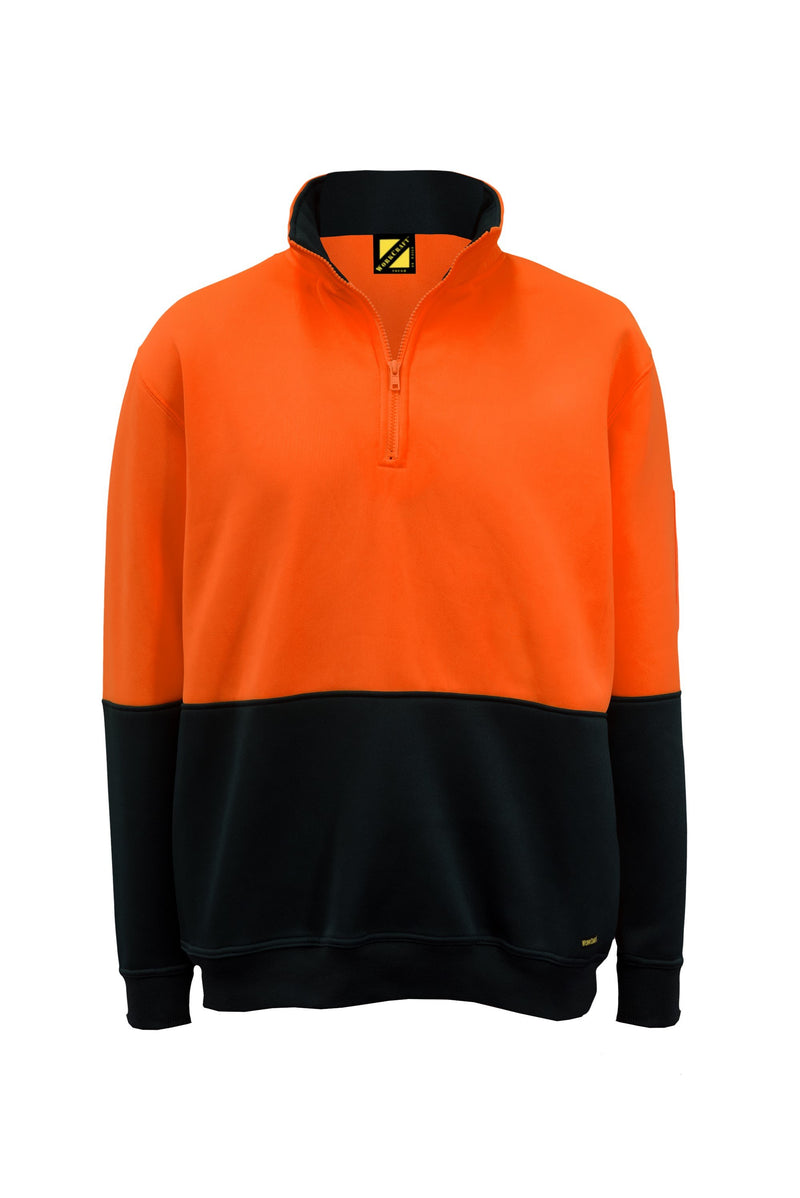 Workcraft-Crest Hi Vis 1/2 Zip Pullover-WT8012