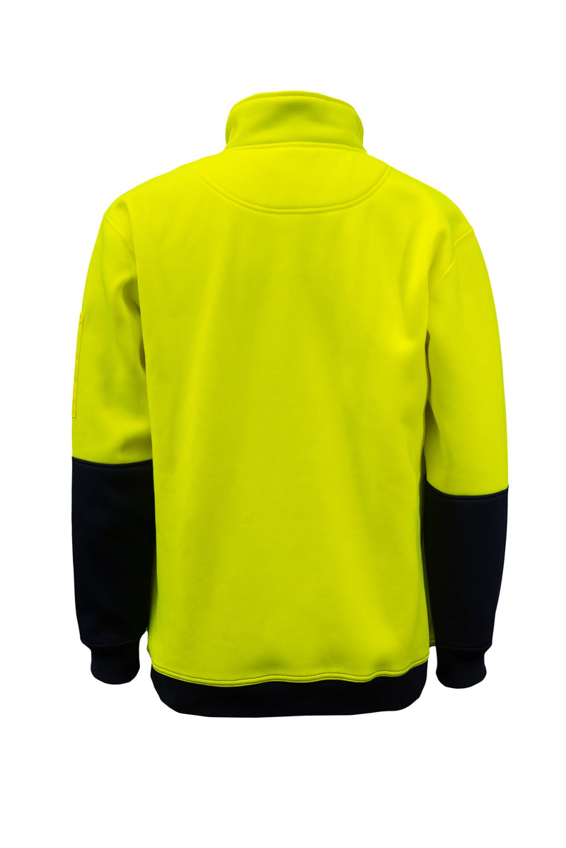 Workcraft-Crest Hi Vis 1/2 Zip Pullover-WT8012