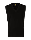 Winning Spirit -Unisex Wool/Acrylic V-Neck Vest-WJ02