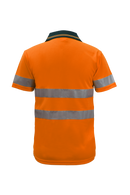 WORKCRAFT -  WSP410 - Hi Vis Micromesh Polo With Tape