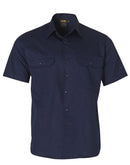 Winning Spirit-Cool-Breeze Short Sleeve Cotton Work Shirt -WT01