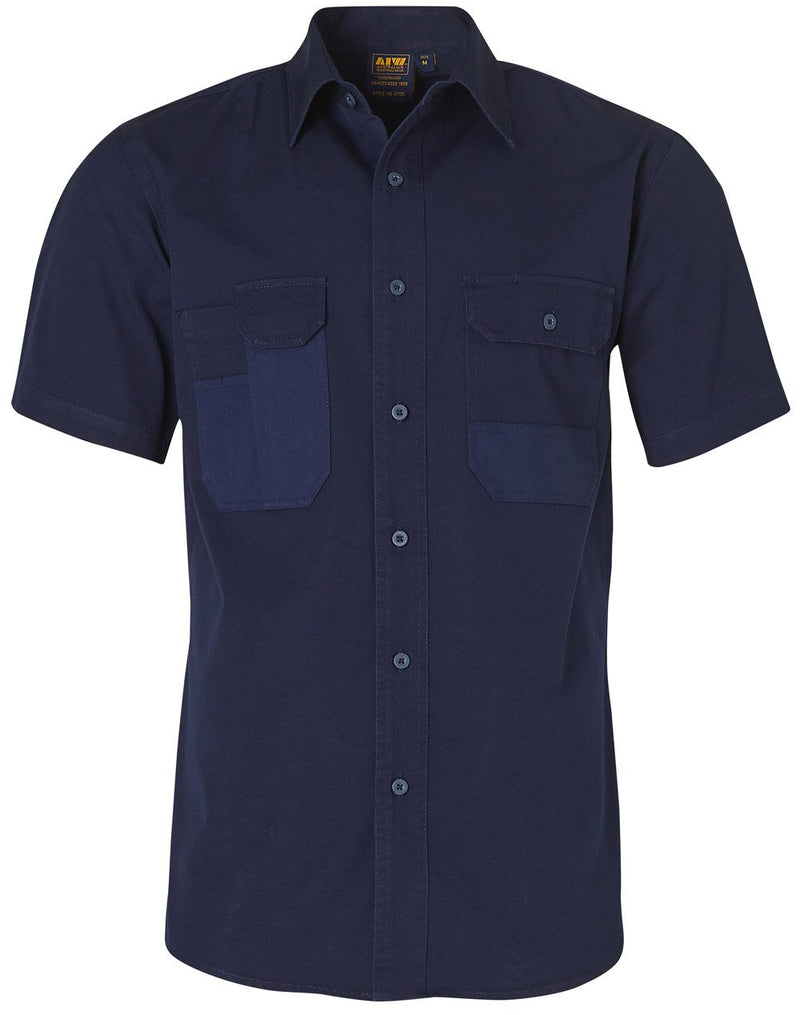 Winning Spirit-Dura Wear Short Sleeve work Shirt-WT05