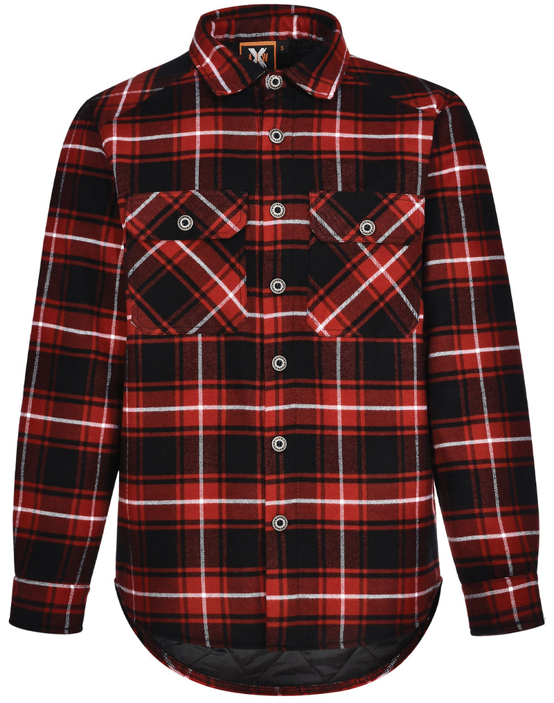 Winning Spirit-Unisex Quilted Flannel Shirt-Style Jacket-WT07