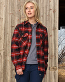 Winning Spirit - Unisex Quilted Flannel Shirt-Style Jacket - WT07