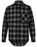 Winning Spirit-WT11 Unisex Classic Flannel Plaid LS Shirt