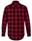 Winning Spirit-WT11 Unisex Classic Flannel Plaid LS Shirt