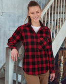 Winning Spirit-WT11 Unisex Classic Flannel Plaid LS Shirt