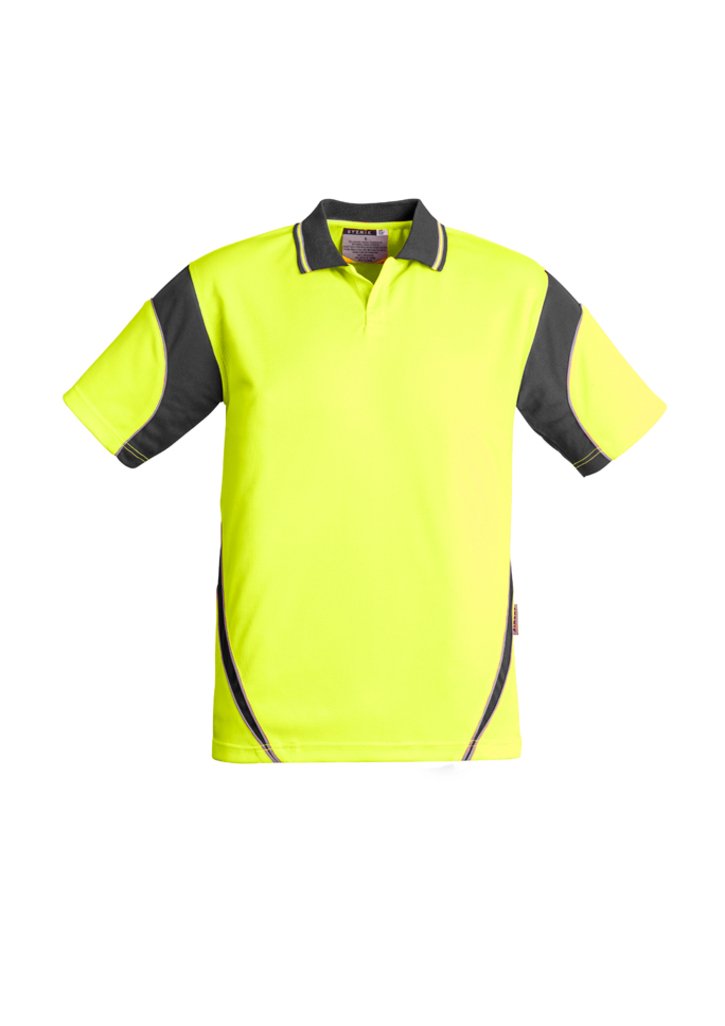 Syzmik Mens Hi Vis Aztec Polo - Short Sleeve   Zh248 - Star Uniforms Australia