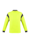 Syzmik Mens Hi Vis Aztec Polo - Long Sleeve   Zh249 - Star Uniforms Australia