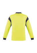 Syzmik Mens Hi Vis Aztec Polo - Long Sleeve   Zh249 - Star Uniforms Australia