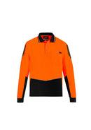 Syzmik Mens Hi Vis Flux L/S Polo   Zh310 - Star Uniforms Australia
