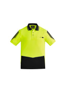 Syzmik Mens Hi Vis Flux S/S Polo   Zh315 - Star Uniforms Australia